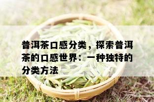 普洱茶口感分类，探索普洱茶的口感世界：一种独特的分类方法