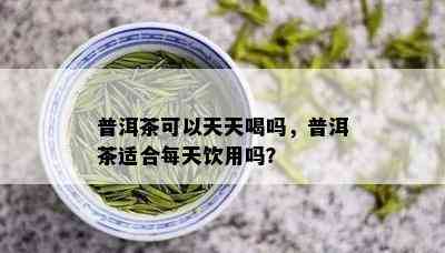 普洱茶可以天天喝吗，普洱茶适合每天饮用吗？