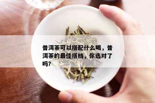 普洱茶可以搭配什么喝，普洱茶的更佳搭档，你选对了吗？