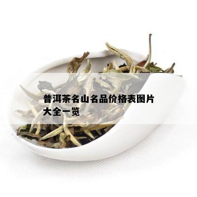 普洱茶名山名品价格表图片大全一览