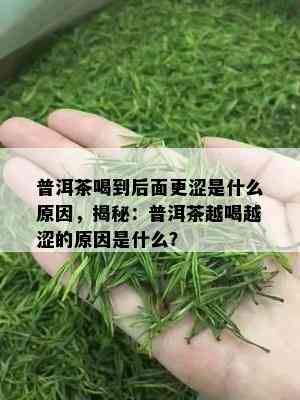 普洱茶喝到后面更涩是什么原因，揭秘：普洱茶越喝越涩的原因是什么？