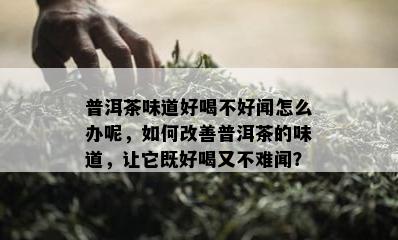 普洱茶味道好喝不好闻怎么办呢，如何改善普洱茶的味道，让它既好喝又不难闻？