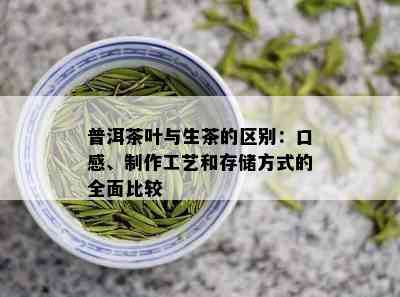 普洱茶叶与生茶的区别：口感、制作工艺和存储方式的全面比较