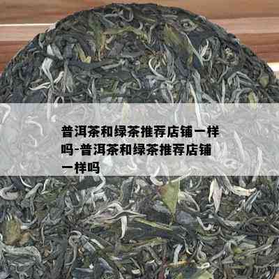 普洱茶和绿茶推荐店铺一样吗-普洱茶和绿茶推荐店铺一样吗