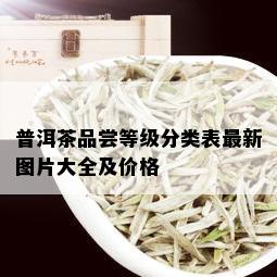 普洱茶品尝等级分类表最新图片大全及价格