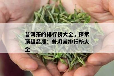 普洱茶的排行榜大全，探索顶级品质：普洱茶排行榜大全