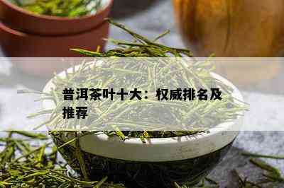 普洱茶叶十大：权威排名及推荐