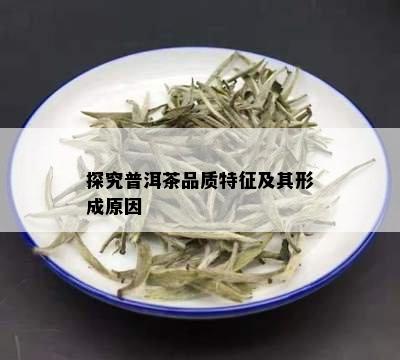 探究普洱茶品质特征及其形成原因