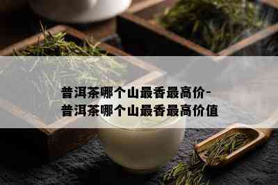 普洱茶哪个山最香更高价-普洱茶哪个山最香更高价值