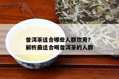 普洱茶适合哪些人群饮用？解析最适合喝普洱茶的人群