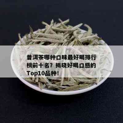 普洱茶哪种口味更好喝排行榜前十名？揭晓好喝口感的Top10品种！