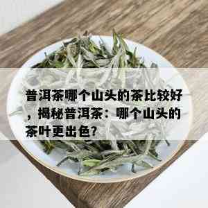 普洱茶哪个山头的茶比较好，揭秘普洱茶：哪个山头的茶叶更出色？