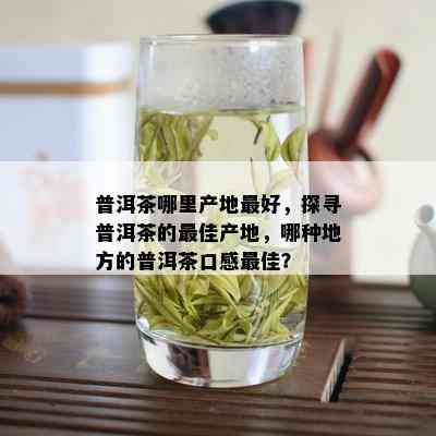 普洱茶哪里产地更好，探寻普洱茶的更佳产地，哪种地方的普洱茶口感更佳？