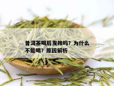 普洱茶喝后发辣吗？为什么不能喝？原因解析