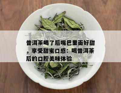 普洱茶喝了后嘴巴里面好甜，享受甜蜜口感：喝普洱茶后的口腔美味体验