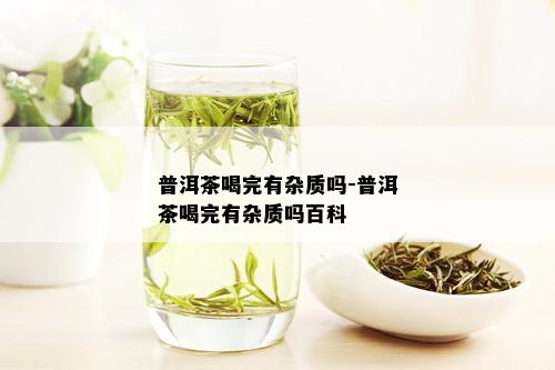 普洱茶喝完有杂质吗-普洱茶喝完有杂质吗百科