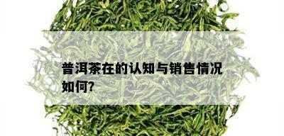 普洱茶在的认知与销售情况如何？