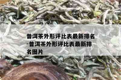 普洱茶外形评比表最新排名-普洱茶外形评比表最新排名图片