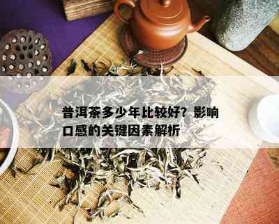 普洱茶多少年比较好？影响口感的关键因素解析