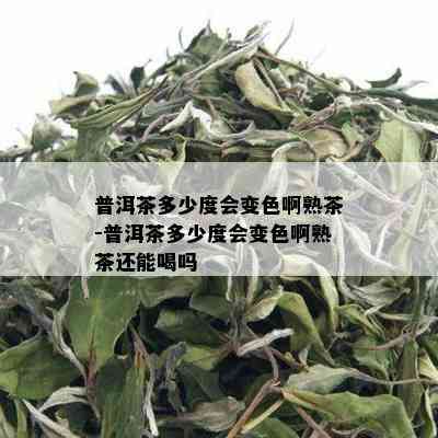 普洱茶多少度会变色啊熟茶-普洱茶多少度会变色啊熟茶还能喝吗