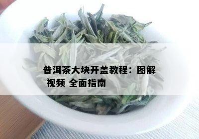 普洱茶大块开盖教程：图解 视频 全面指南