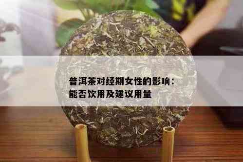 普洱茶对经期女性的影响：能否饮用及建议用量