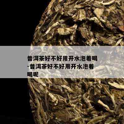 普洱茶好不好用开水泡着喝-普洱茶好不好用开水泡着喝呢