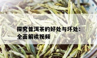 探究普洱茶的好处与坏处：全面解读视频