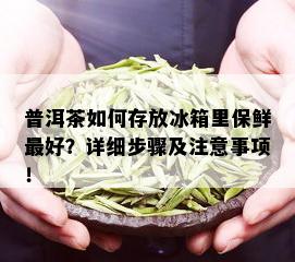 普洱茶如何存放冰箱里保鲜更好？详细步骤及注意事项！