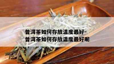 普洱茶如何存放温度更好-普洱茶如何存放温度更好呢