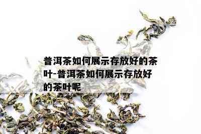 普洱茶如何展示存放好的茶叶-普洱茶如何展示存放好的茶叶呢