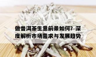 做普洱茶生意前景如何？深度解析市场需求与发展趋势