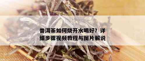 普洱茶如何烧开水喝好？详细步骤视频教程与图片解说