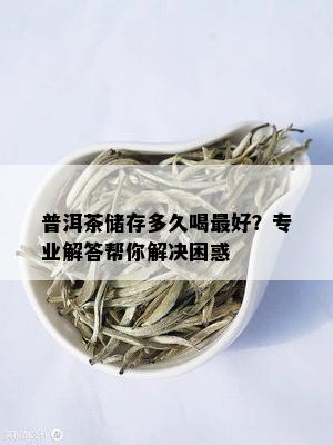 普洱茶储存多久喝更好？专业解答帮你解决困惑