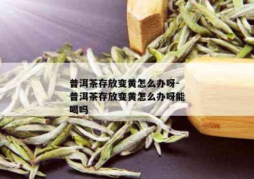 普洱茶存放变黄怎么办呀-普洱茶存放变黄怎么办呀能喝吗