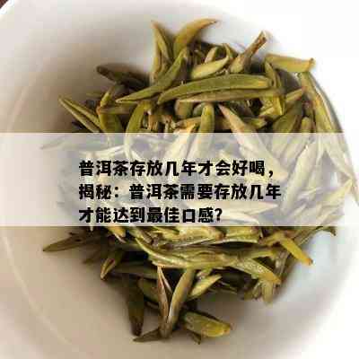 普洱茶存放几年才会好喝，揭秘：普洱茶需要存放几年才能达到更佳口感？