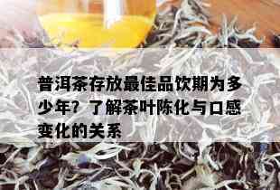 普洱茶存放更佳品饮期为多少年？了解茶叶陈化与口感变化的关系