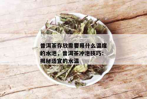 普洱茶存放需要用什么温度的水泡，普洱茶冲泡技巧：揭秘适宜的水温