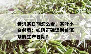 普洱茶日期怎么看，茶叶小白必看：如何正确识别普洱茶的生产日期？