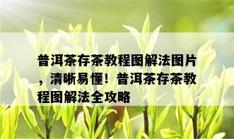 普洱茶存茶教程图解法图片，清晰易懂！普洱茶存茶教程图解法全攻略