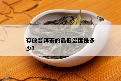 存放普洱茶的更低温度是多少？