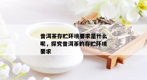 普洱茶存贮环境要求是什么呢，探究普洱茶的存贮环境要求