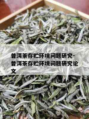 普洱茶存贮环境问题研究-普洱茶存贮环境问题研究论文