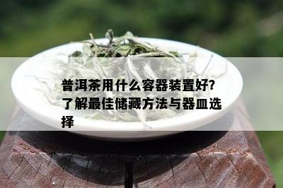 普洱茶用什么容器装置好？了解更佳储藏方法与器皿选择