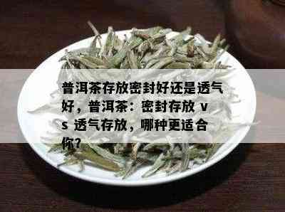 普洱茶存放密封好还是透气好，普洱茶：密封存放 vs 透气存放，哪种更适合你？