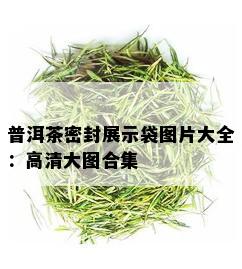 普洱茶密封展示袋图片大全：高清大图合集