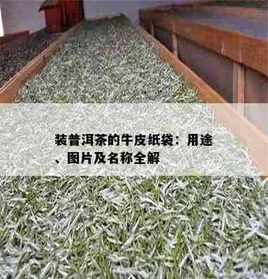 装普洱茶的牛皮纸袋：用途、图片及名称全解