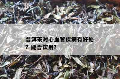 普洱茶对心血管疾病有好处？能否饮用？