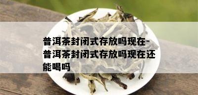 普洱茶封闭式存放吗现在-普洱茶封闭式存放吗现在还能喝吗