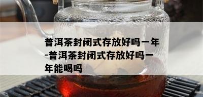 普洱茶封闭式存放好吗一年-普洱茶封闭式存放好吗一年能喝吗